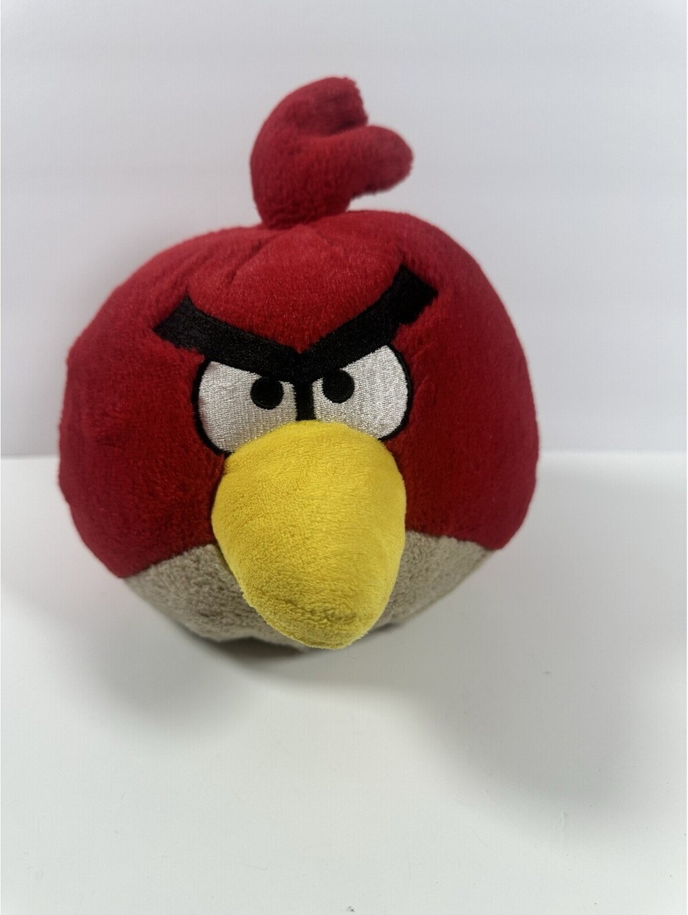 Angry Bird Plush Stuffed Animal Red 8” Commonwealth Soft Toy No Sound 2010